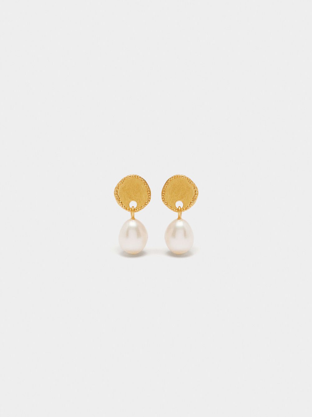Boucles d'oreilles avec perles d'eau douce - argent sterling 925