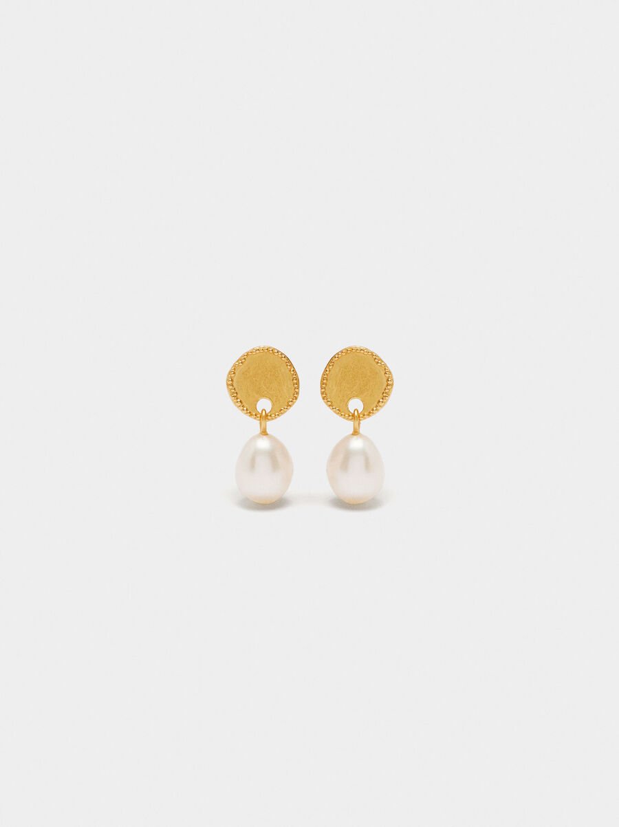Earrings with freshwater pearls - 925 sterling silver