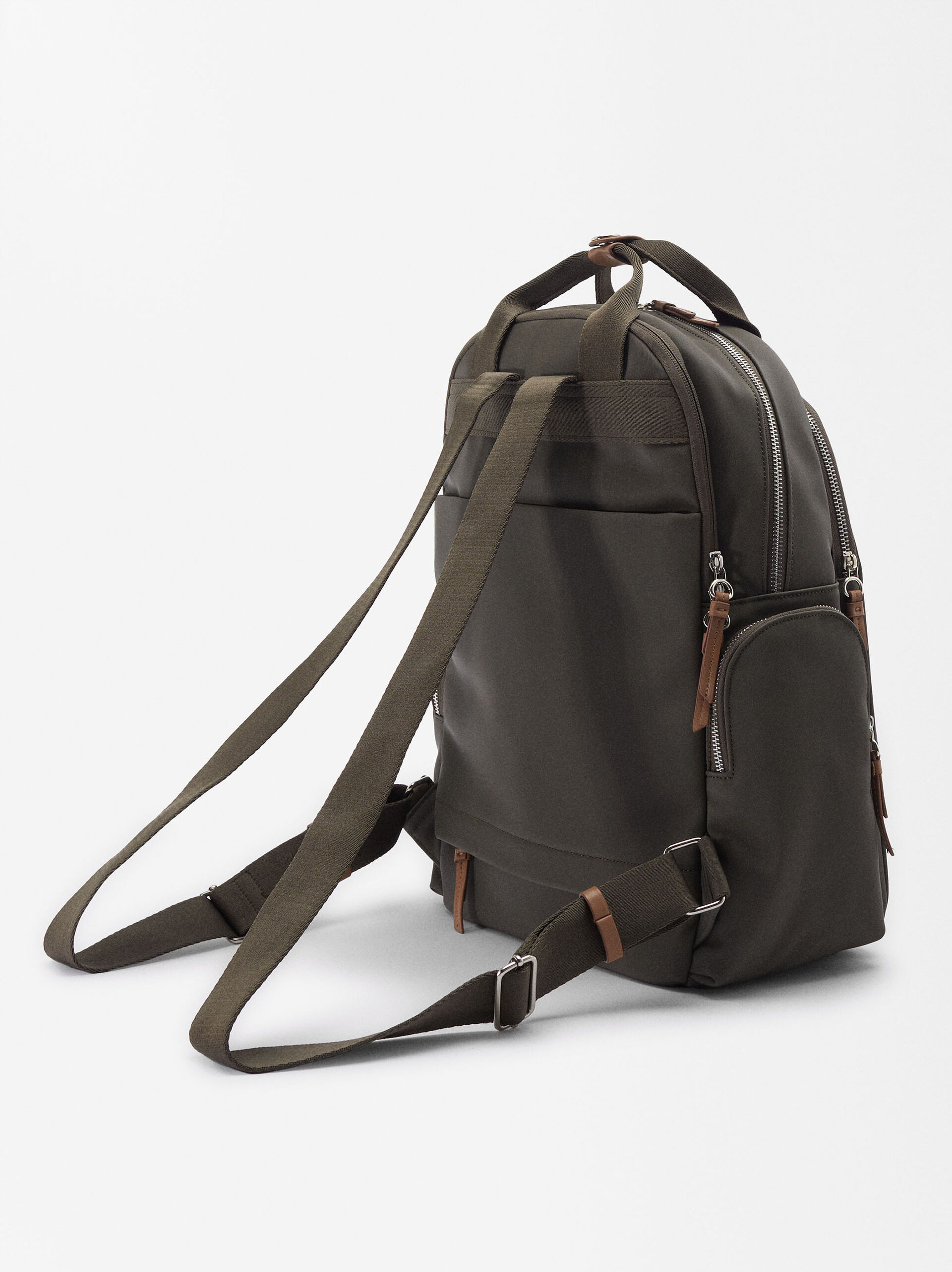 Nylon Backpack For 13” Laptop image number 2.0