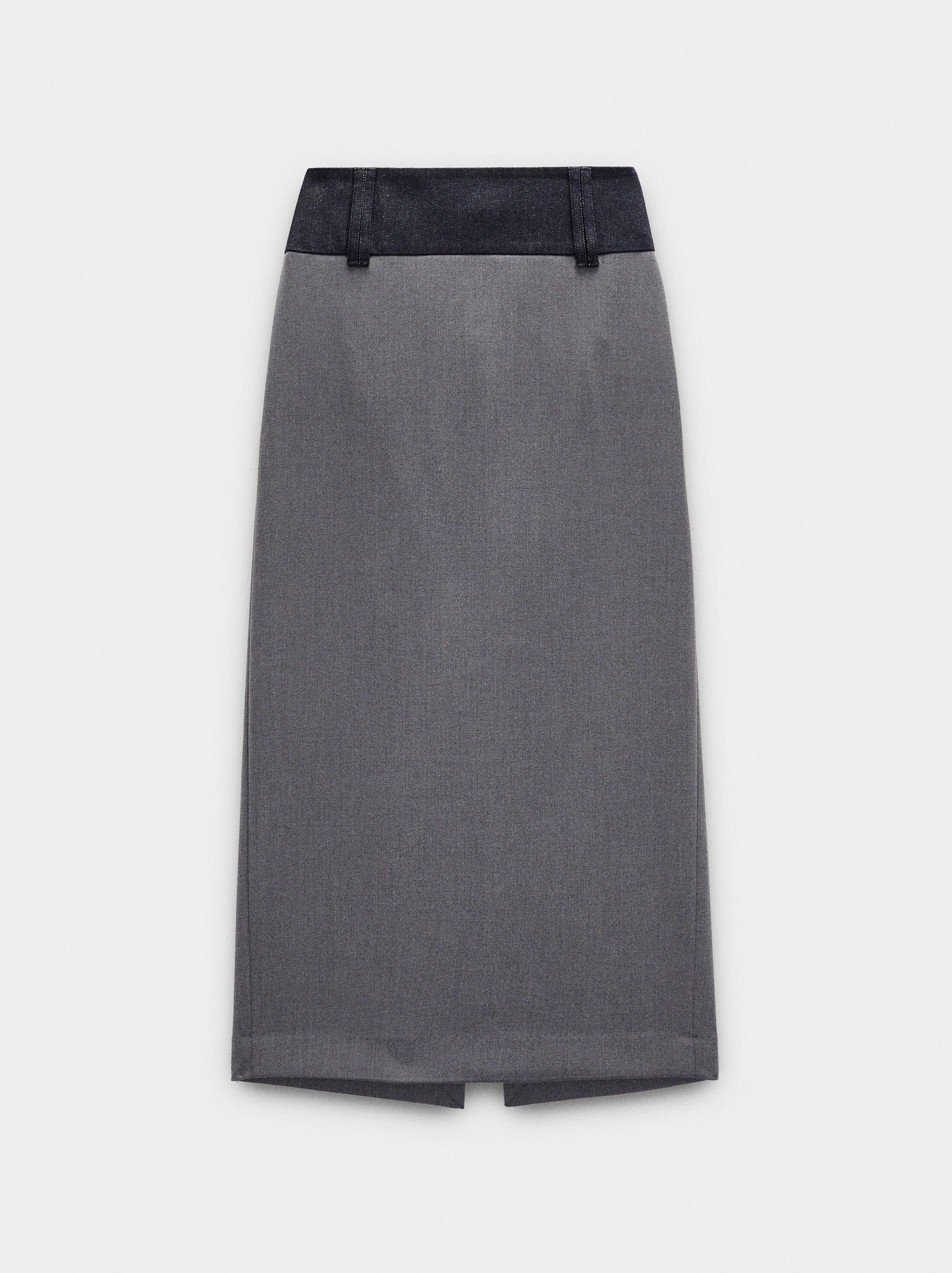 Midi pencil skirt image number 4.0