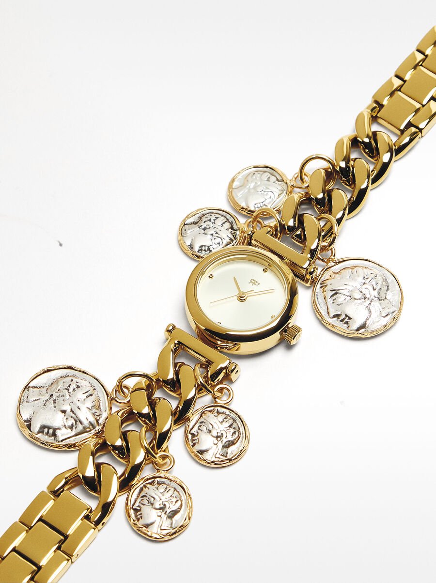 Link watch with medals