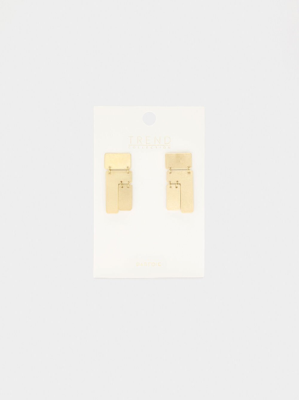 Maxi rectangular earrings