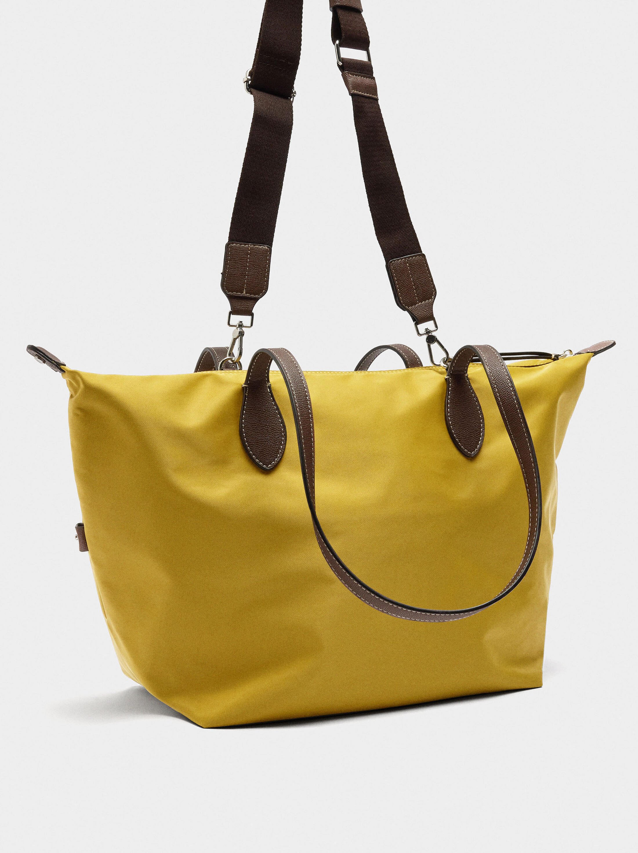 Bolso shopper de nylon L image number 3.0