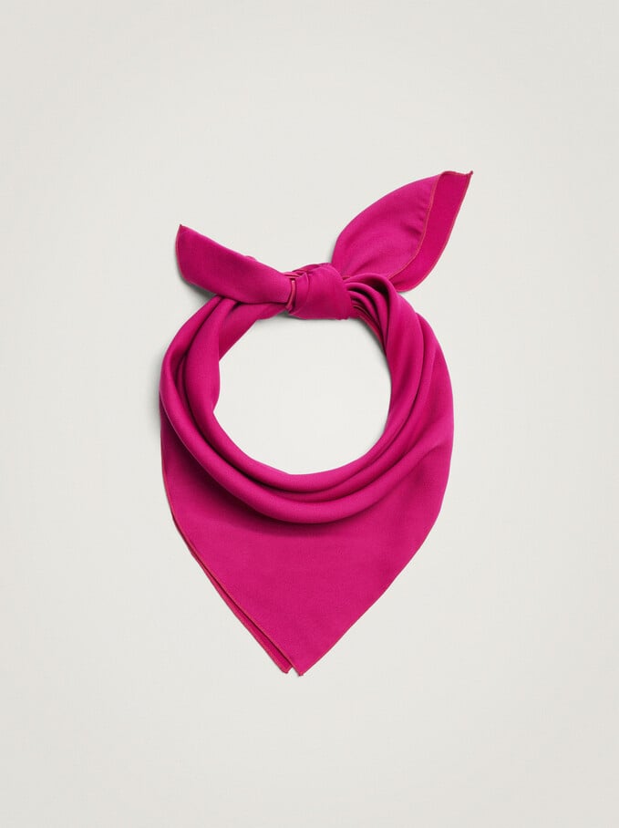 Plain Knot Headband, Pink, hi-res