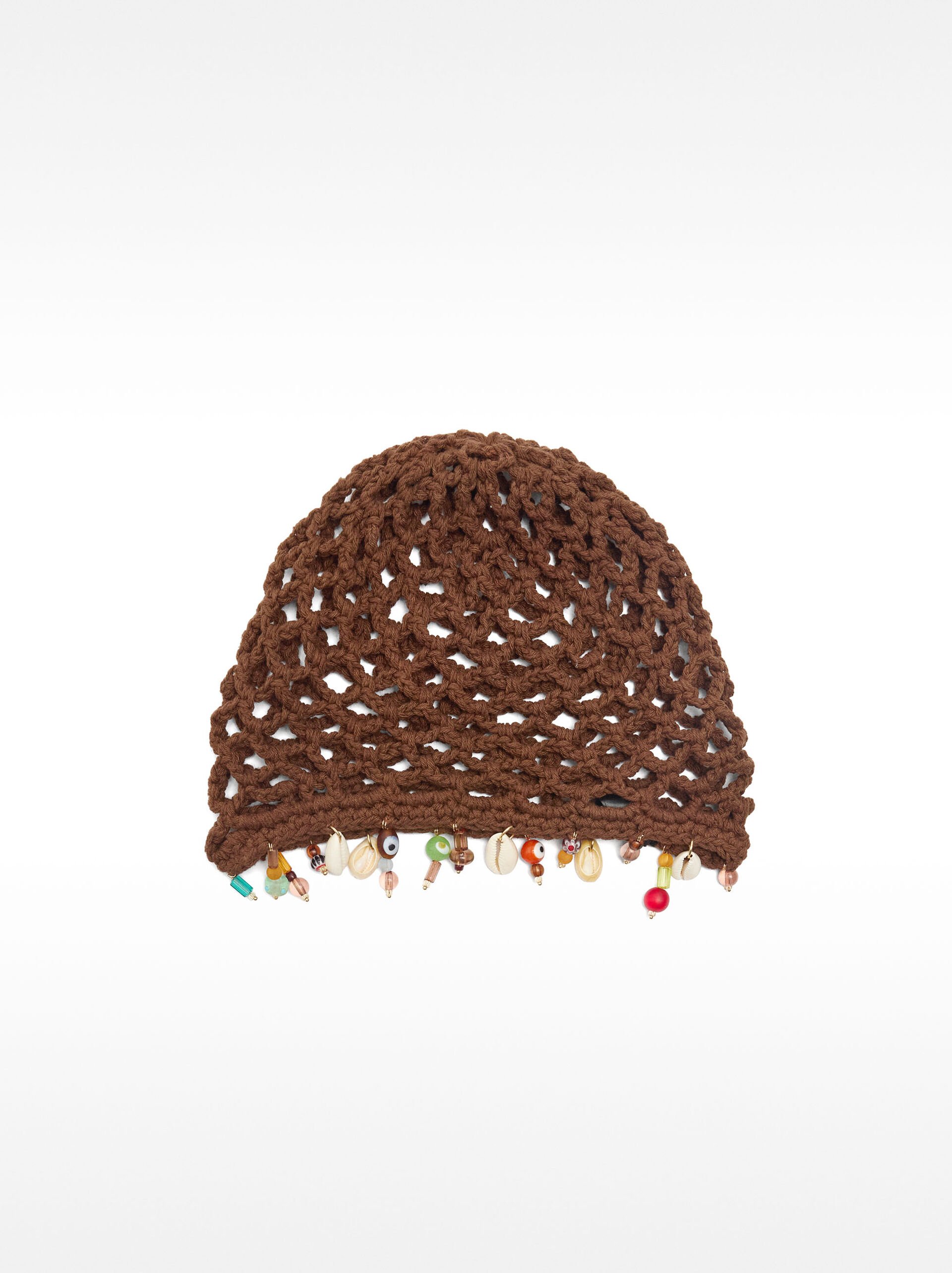 Bonnet en crochet avec coquillages image number 0.0