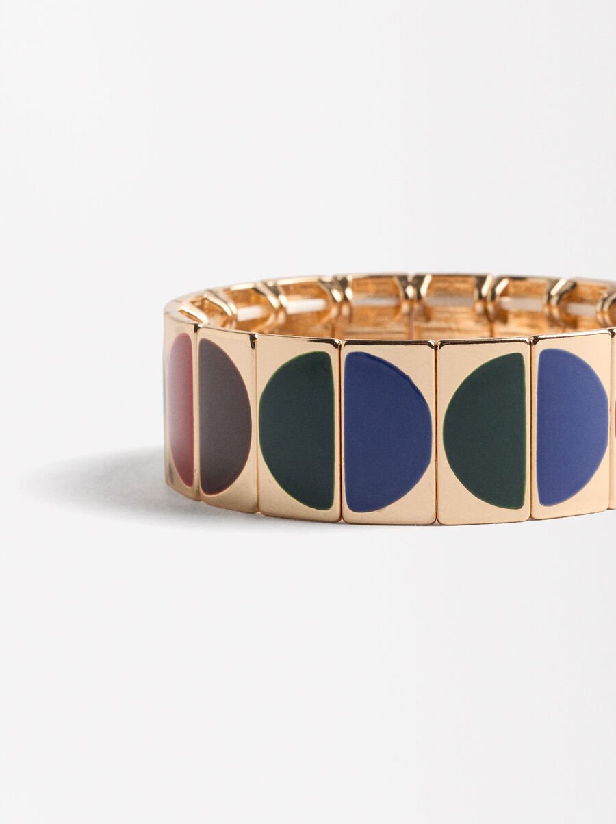 Multicolor elastic bracelet