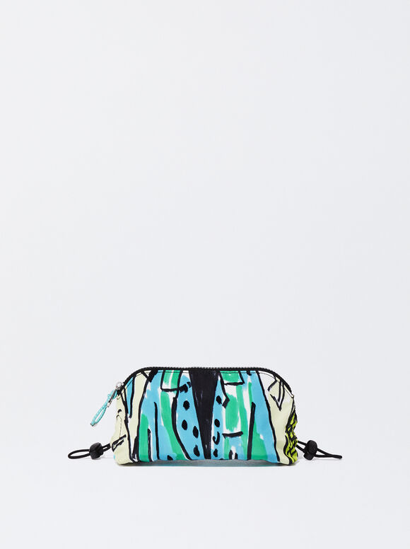 Nylon Rinted Multi-Purpose Bag, Multicolor, hi-res