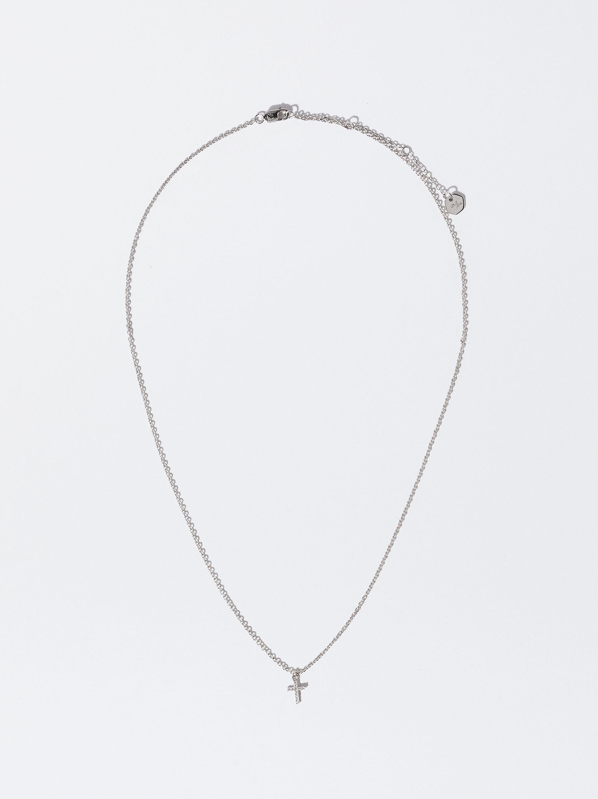 925 Silver Necklace With Zirconias image number 2.0