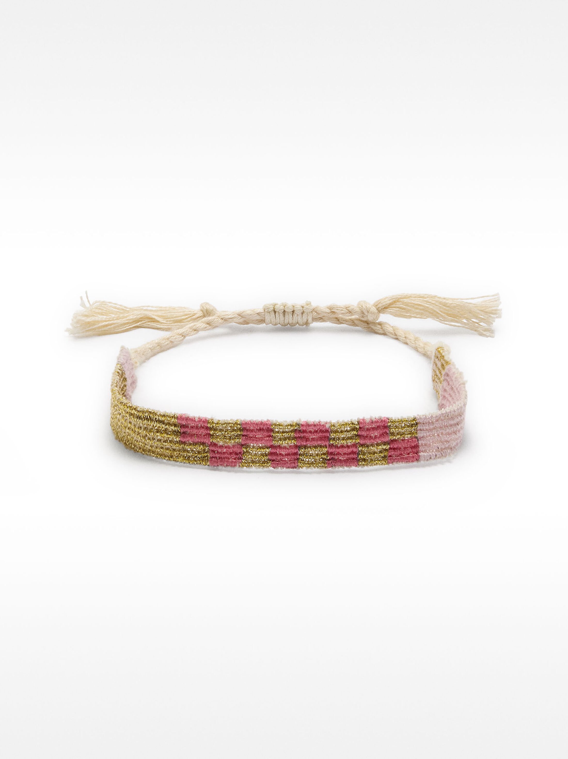 Adjustable bracelet with squares image number 0.0