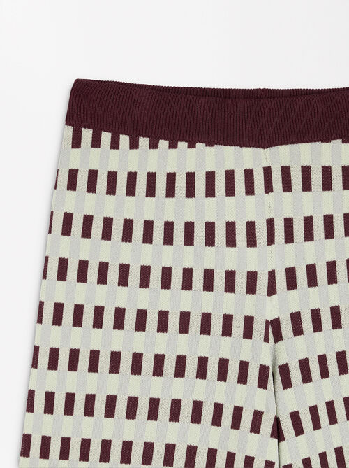 Pantalón de punto Jacquard