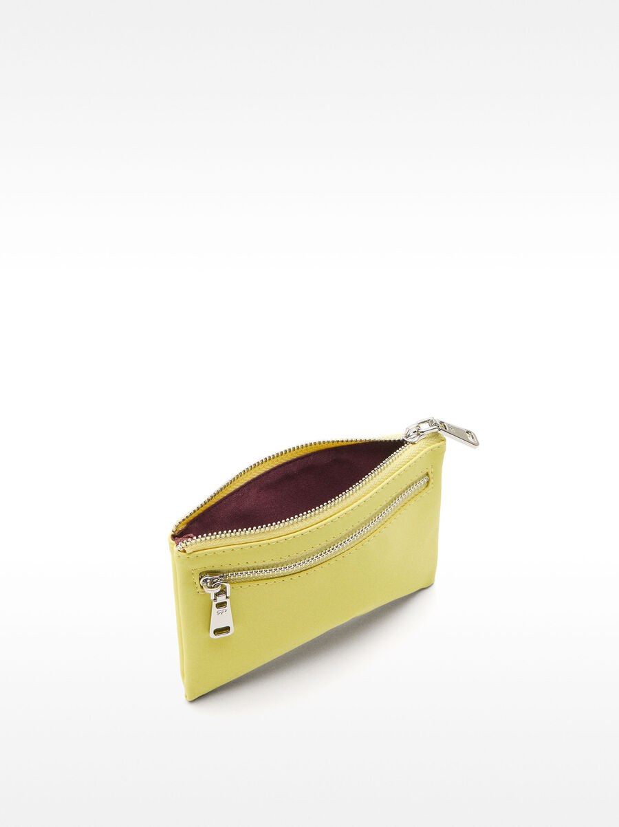 Card holder with soft texture