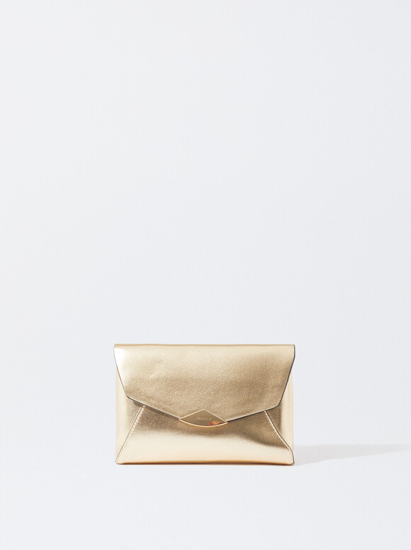 Party Patent Handbag, Golden, hi-res