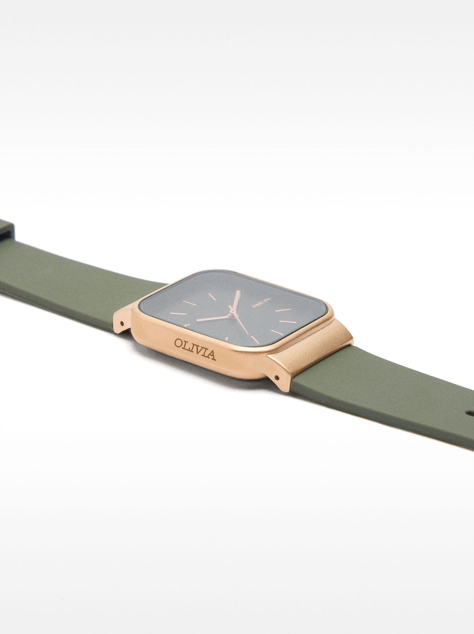Uhr mit Armband aus Silikon image number 1.0