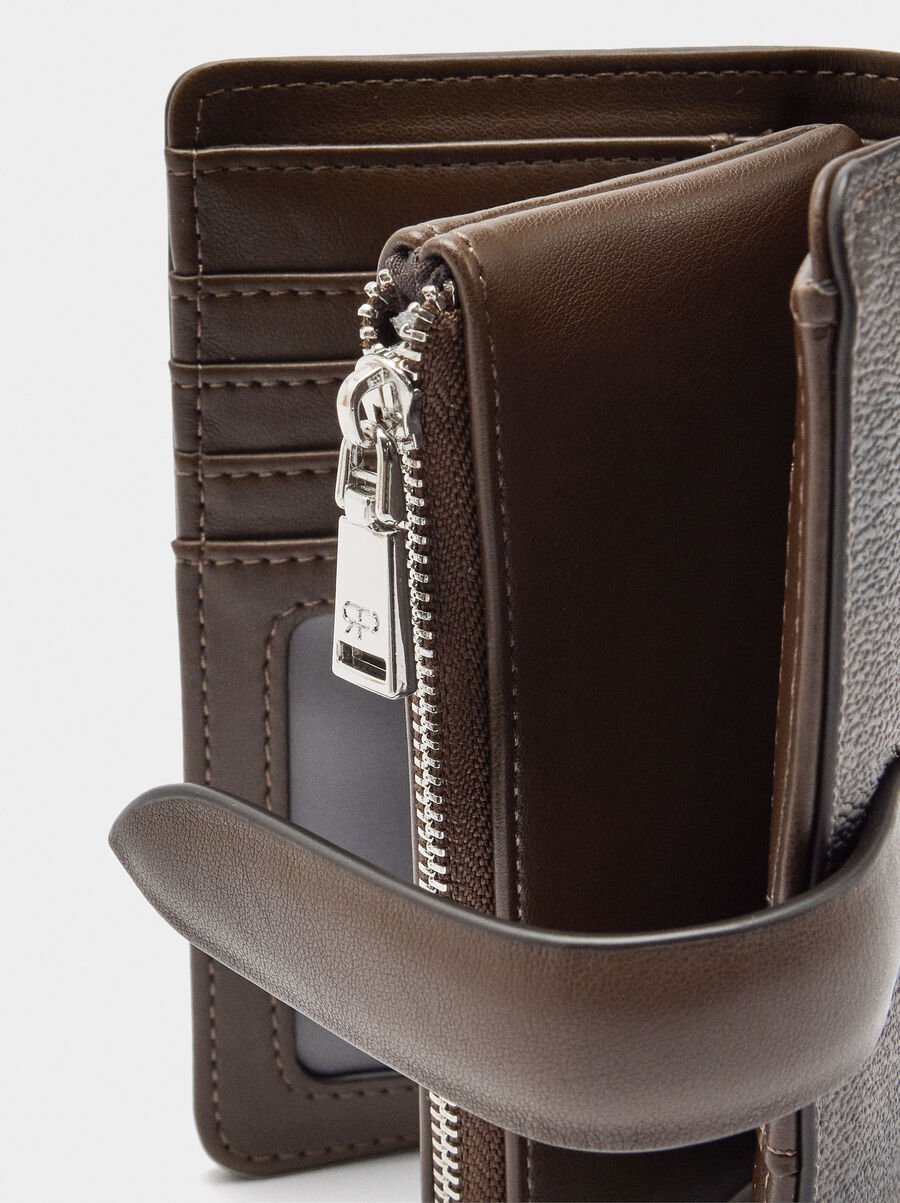 Wallet with stripes M