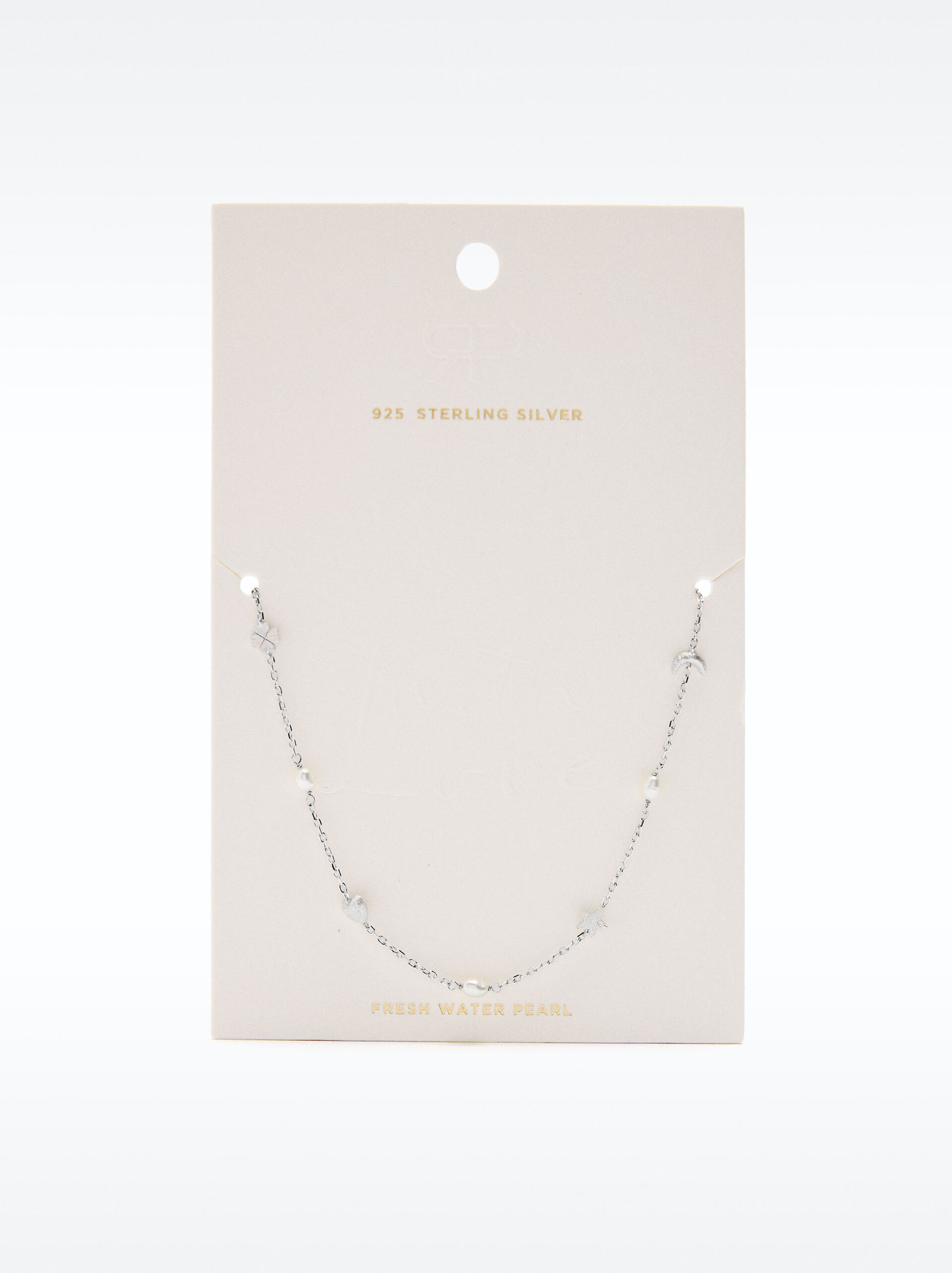 Necklace with freshwater pearls - 925 sterling silver image number 3.0