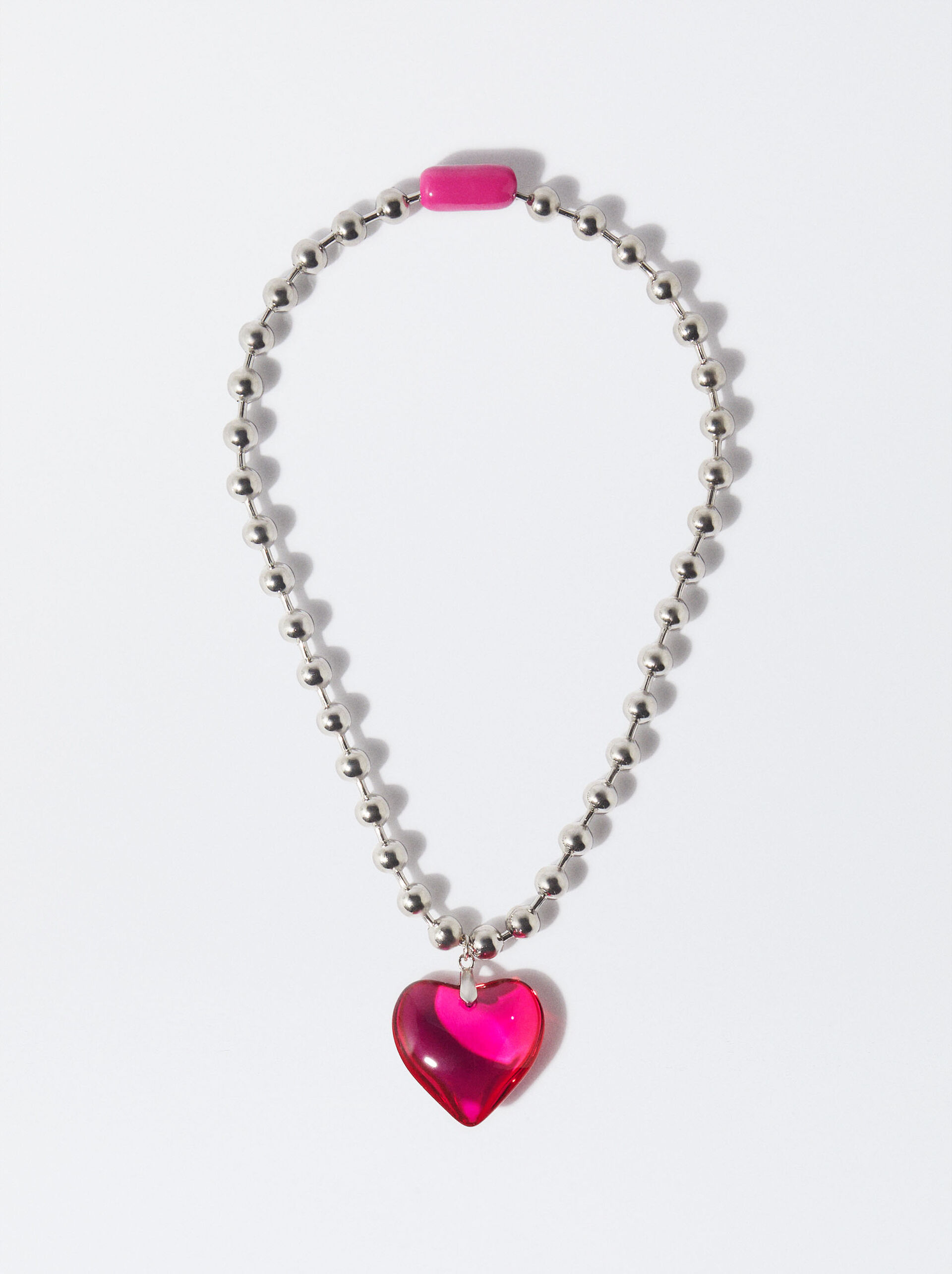 Necklace With Crystal Heart image number 0.0