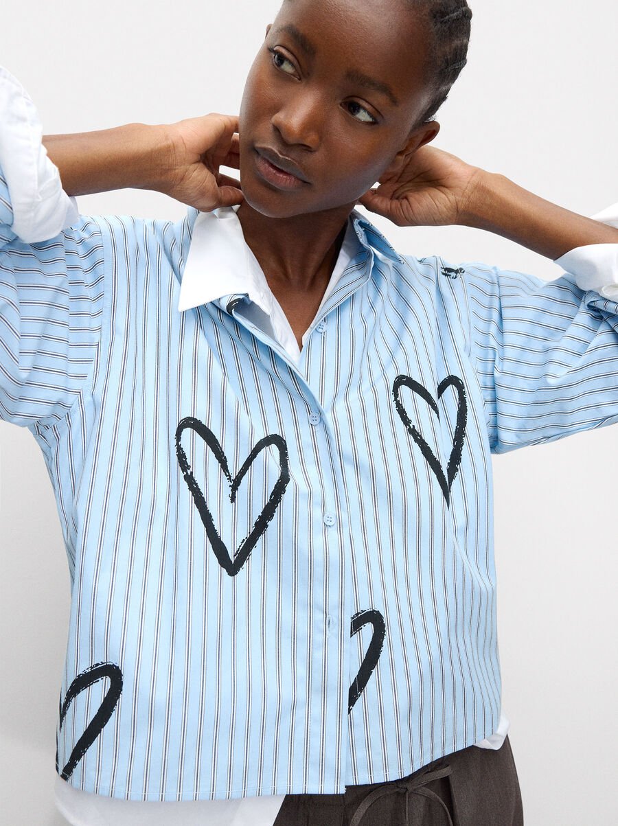 Camicia 100% cotone stampata
