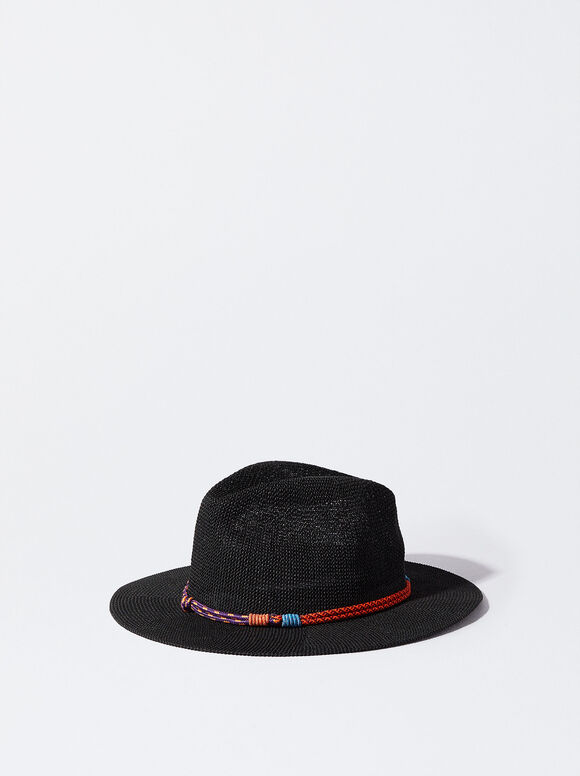 Sombrero De Punto, Negro, hi-res