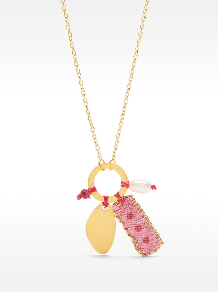 Collana con pendente e perla d'acqua dolce - argento 925