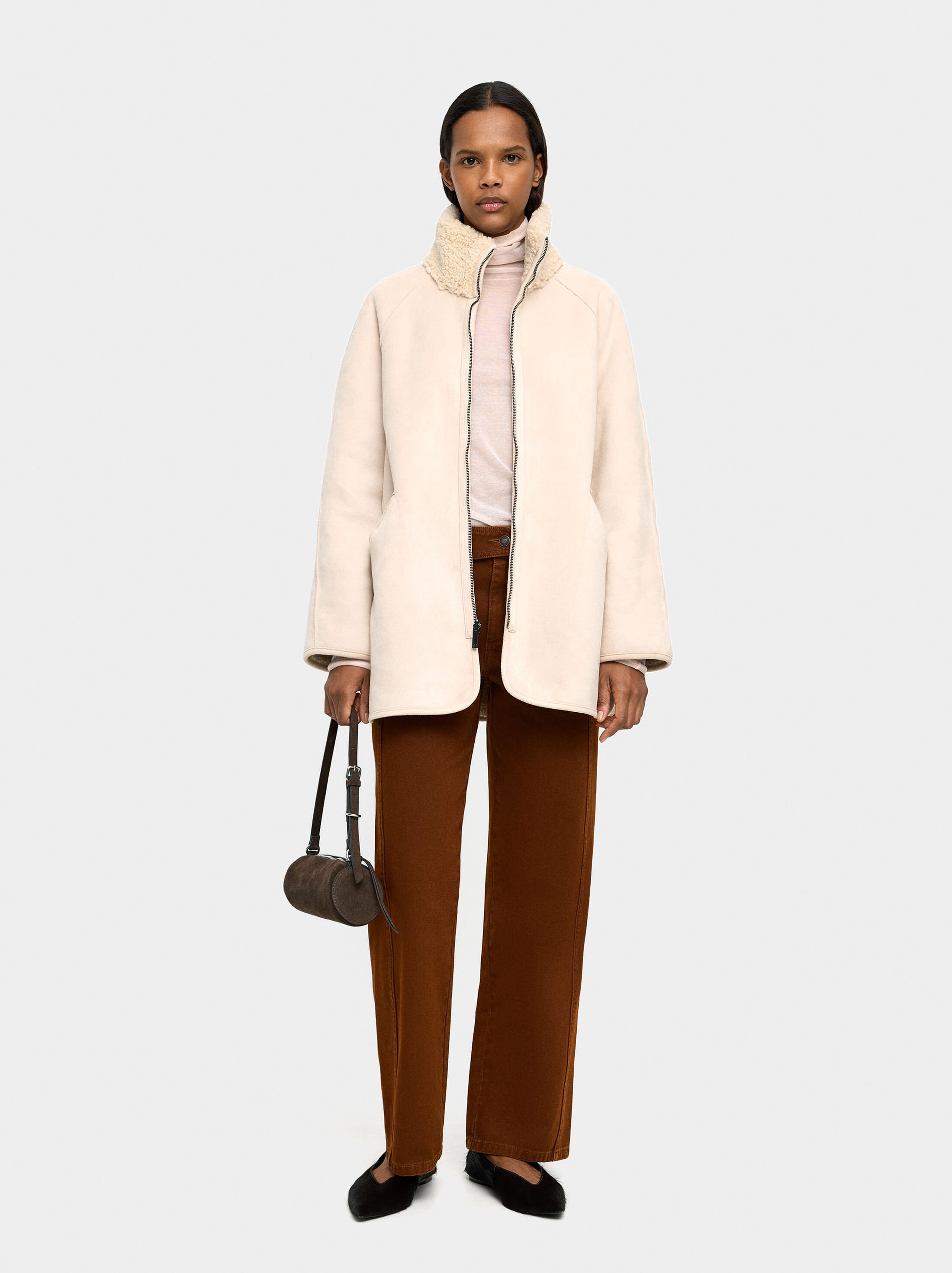 Jaqueta efecte cuir reversible image number 5.0