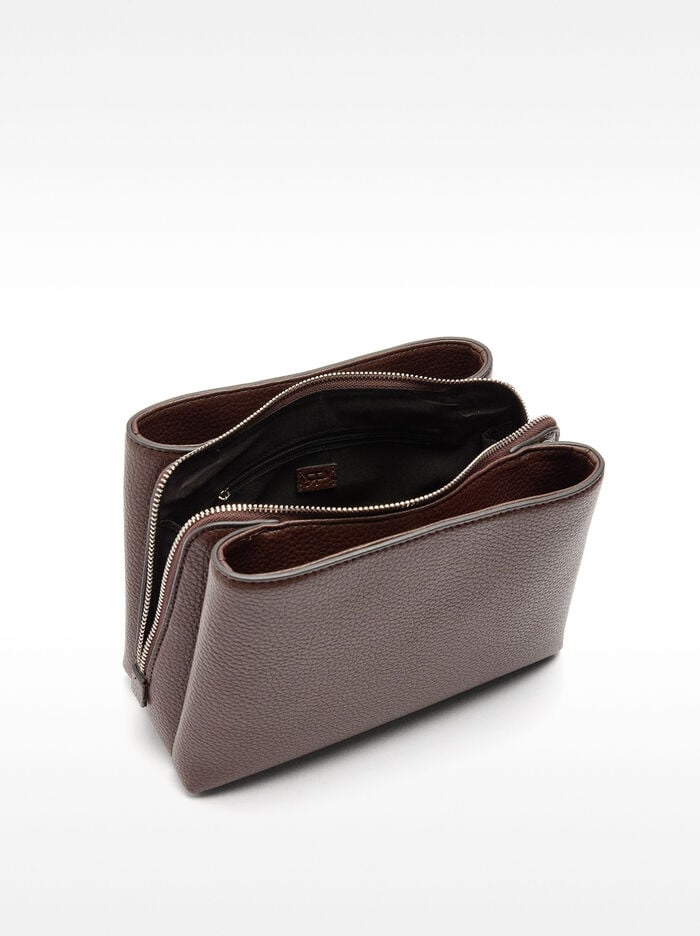 Bolso bandolera efecto doble