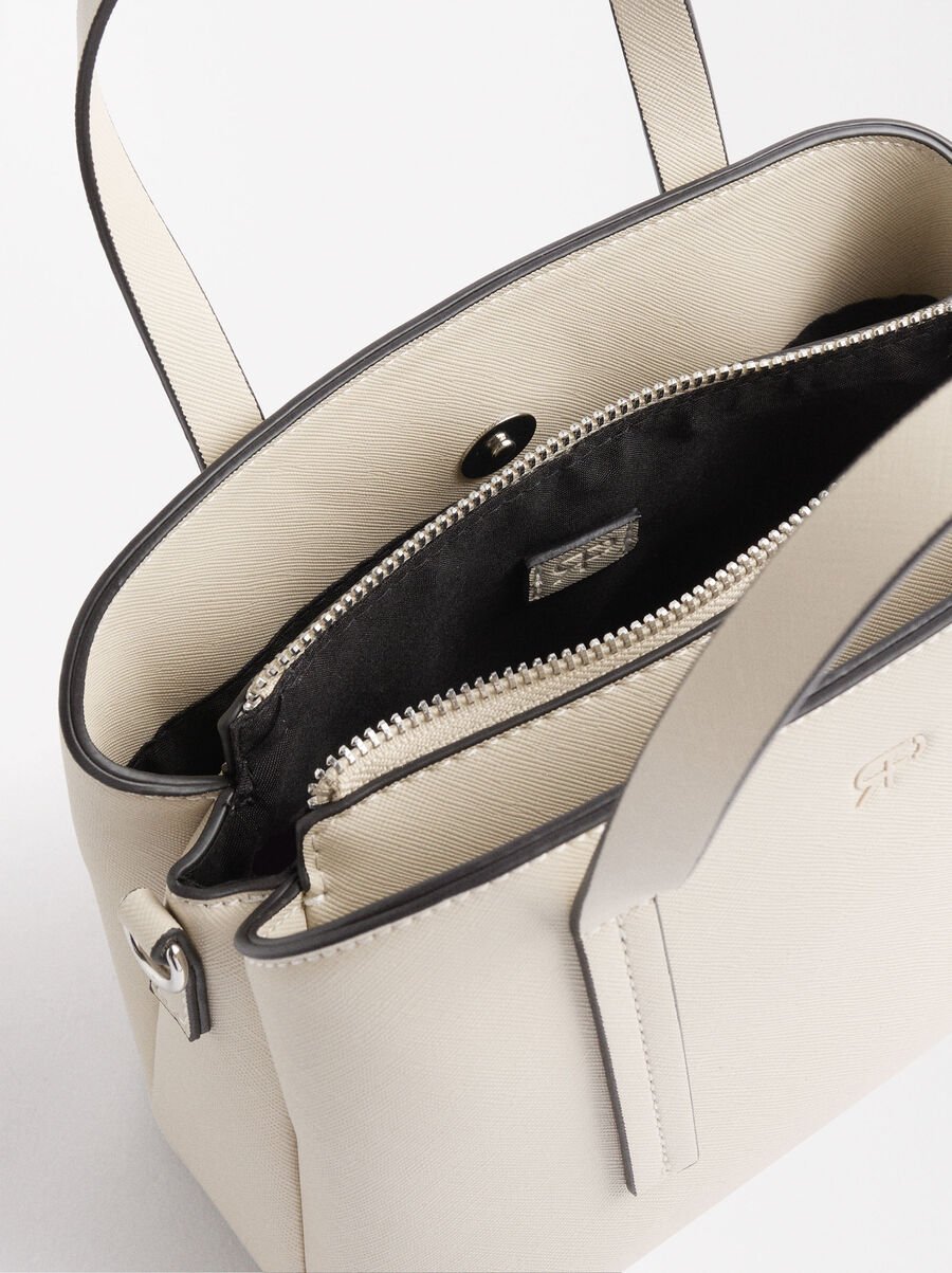 Borsa tote con texture S