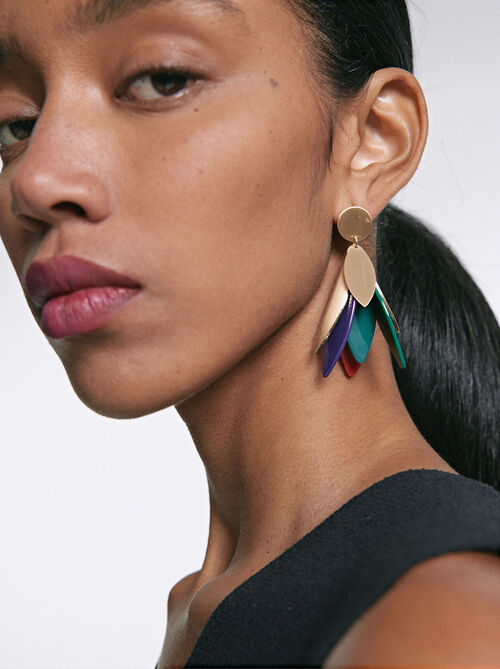 Stainless Steel Multicolour Earrings