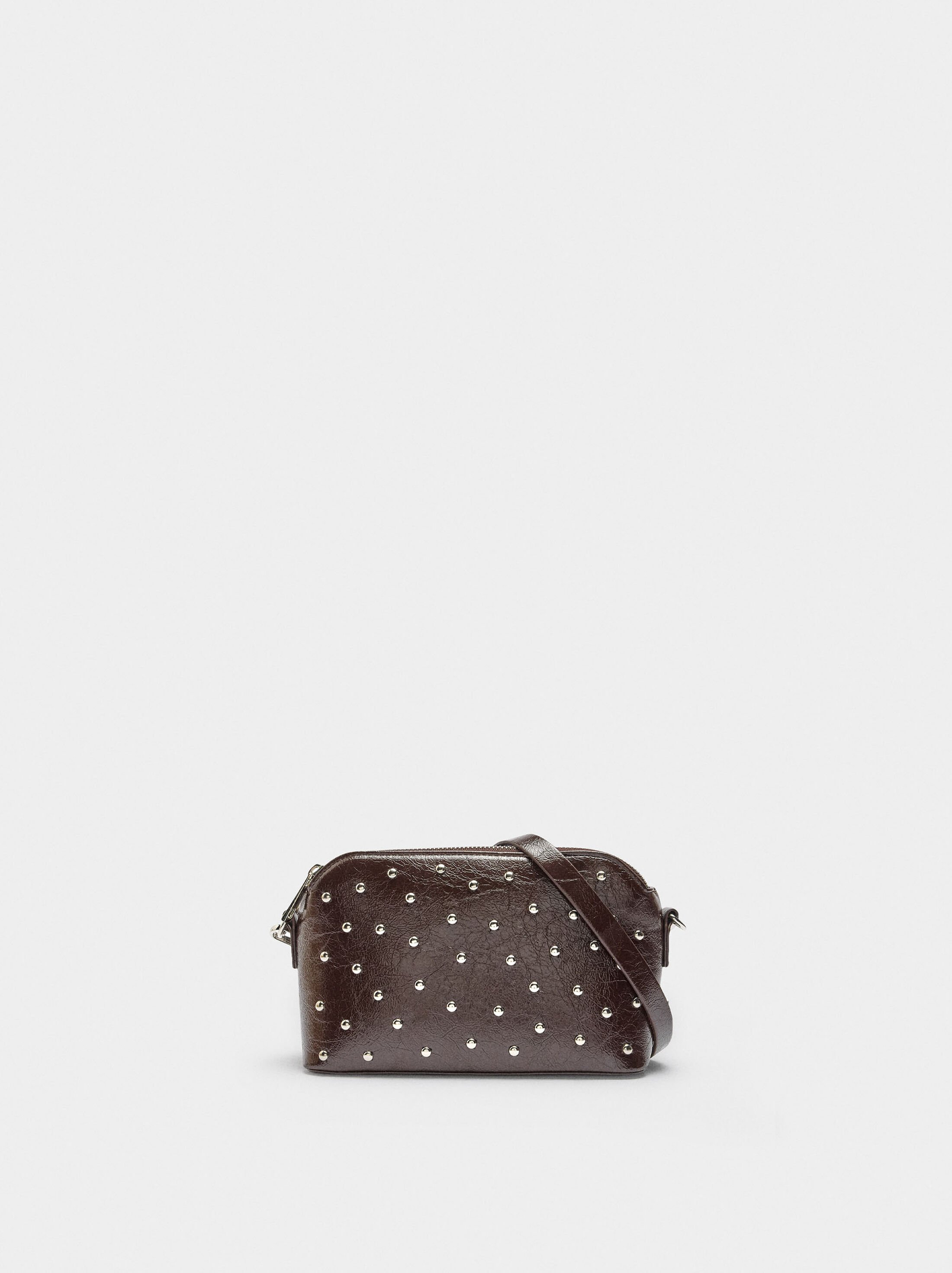 Crossbody bag with studs image number 0.0