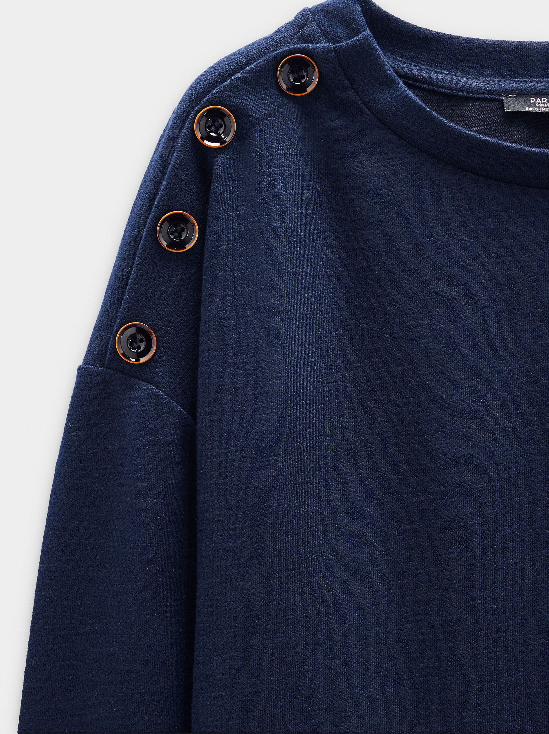 Long-sleeve sweater with buttons image number 6.0