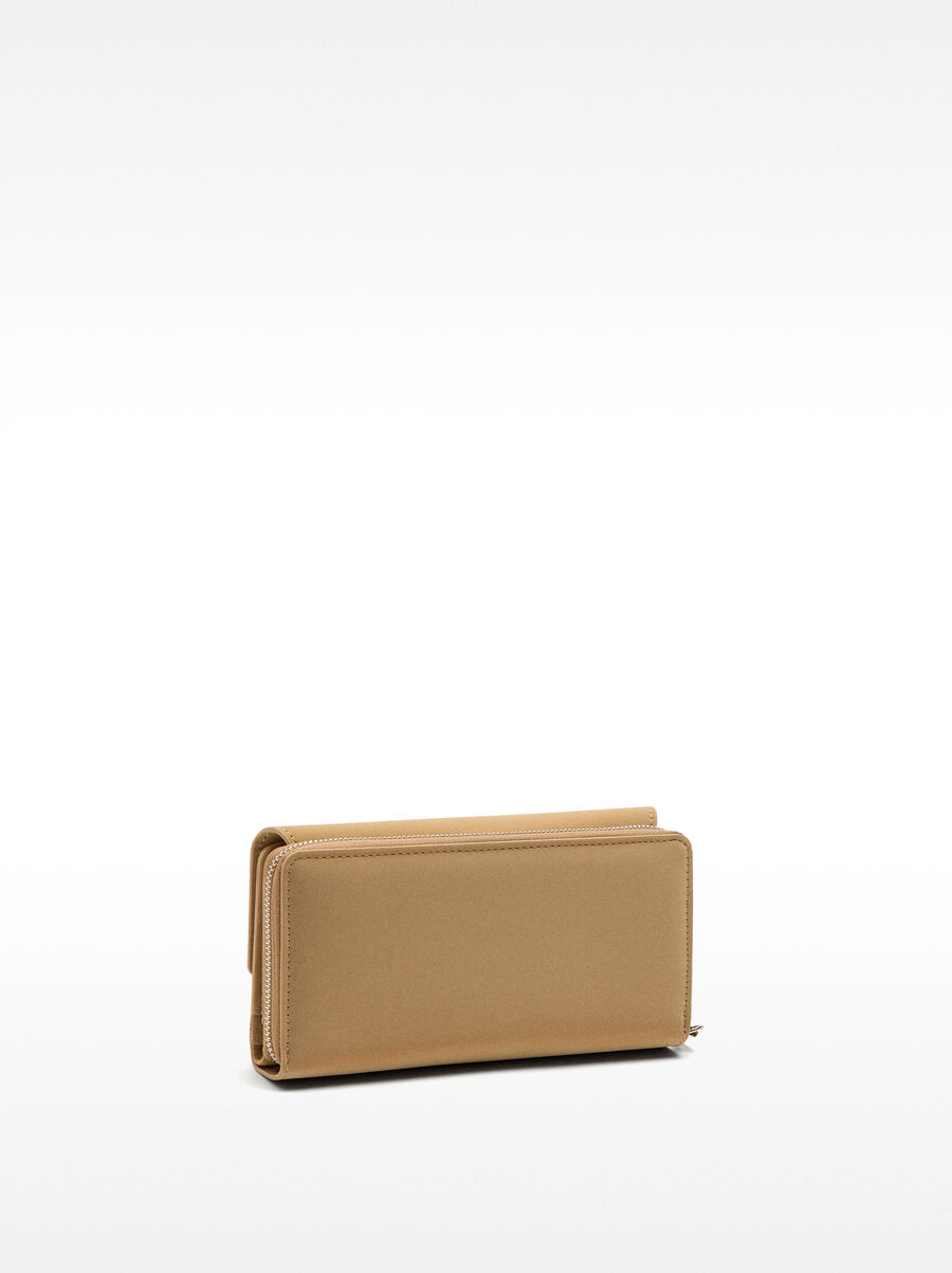 Wallet with velvety texture