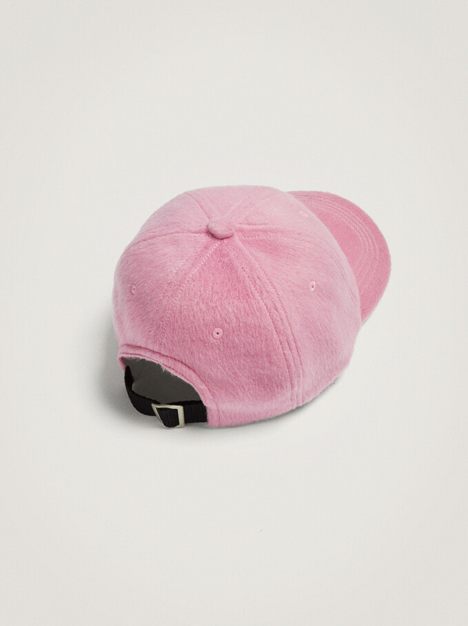 Textured Adjustable Cap, Pink, hi-res