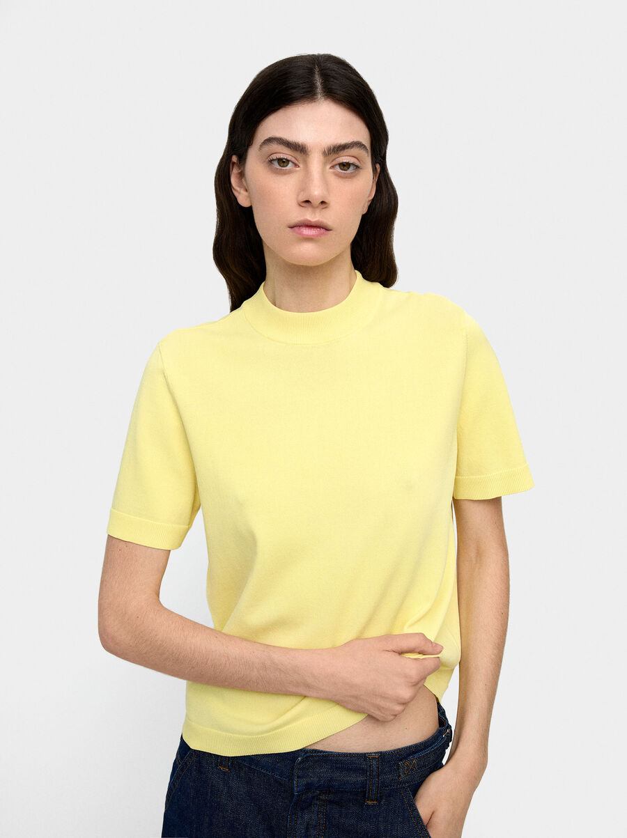 Jersey de punto con pañuelo