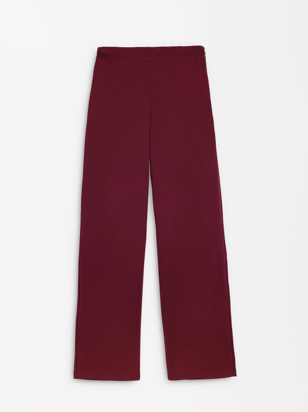 Pantalón recto de tiro medio