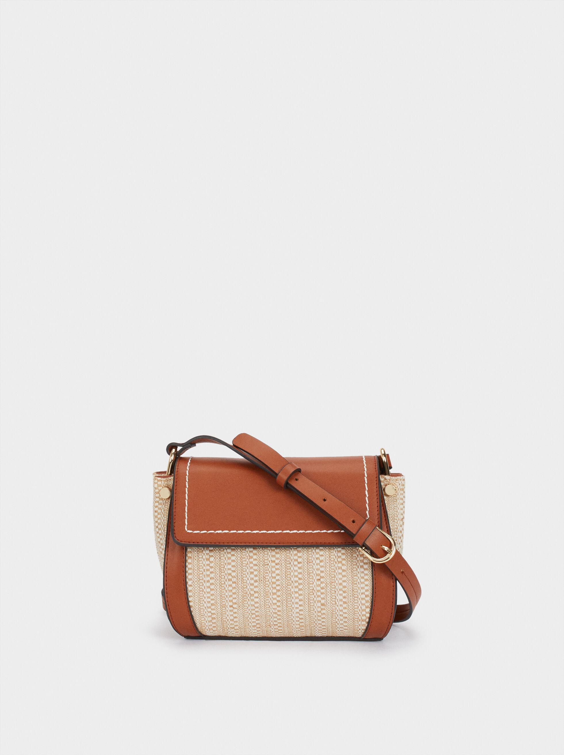 crossbody bag with fabric strap