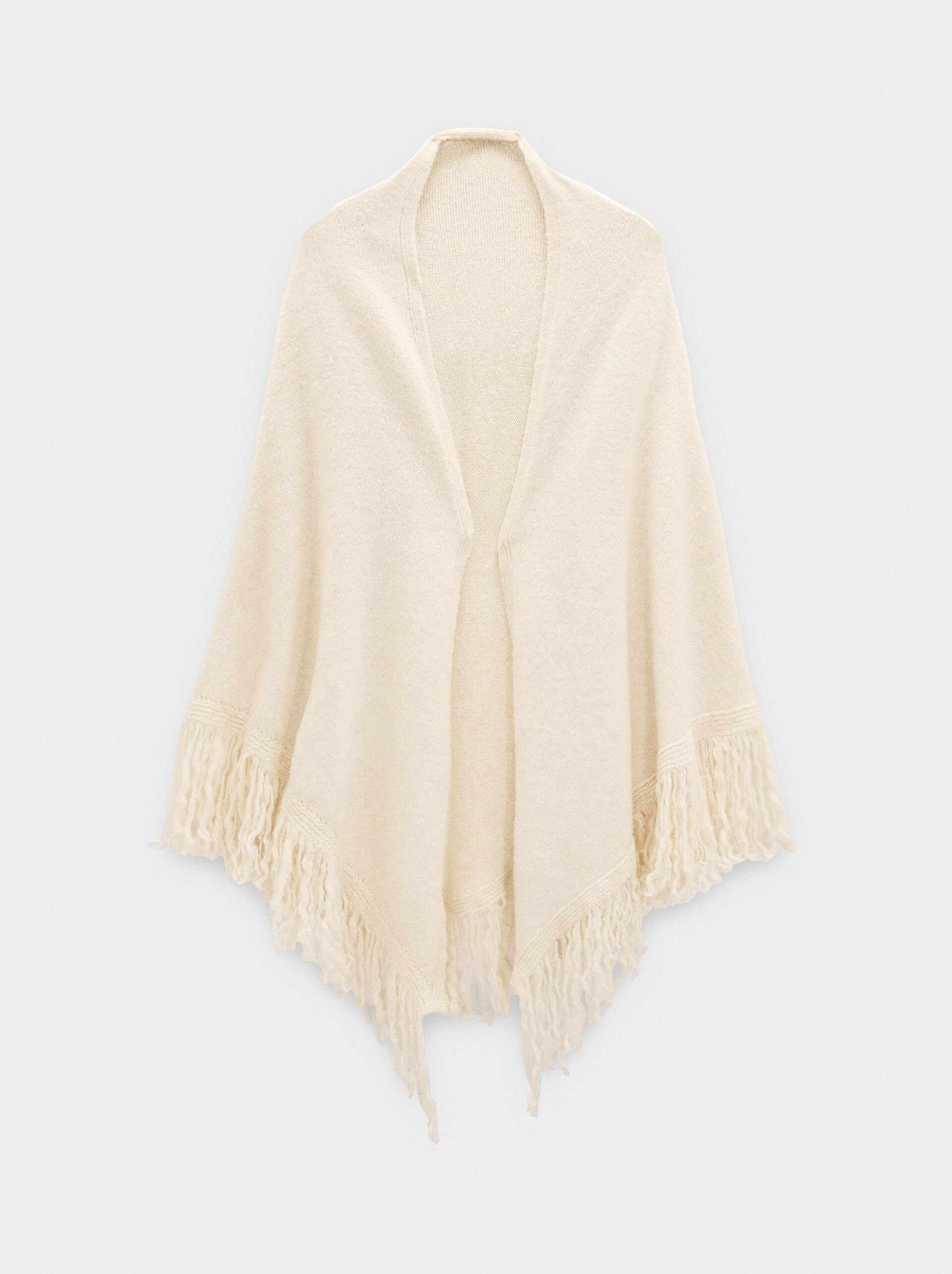 Châle long avec franges image number 0.0