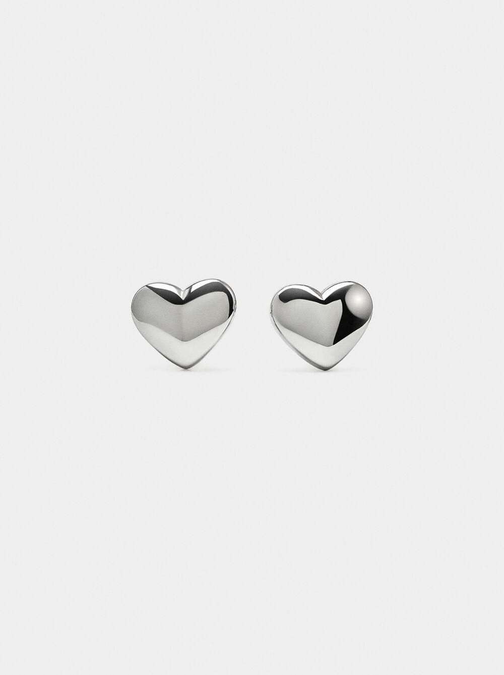 Heart earrings - stainless steel