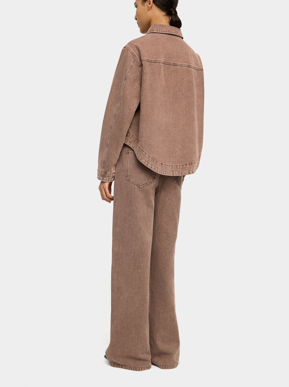 Denim shirt with pocket