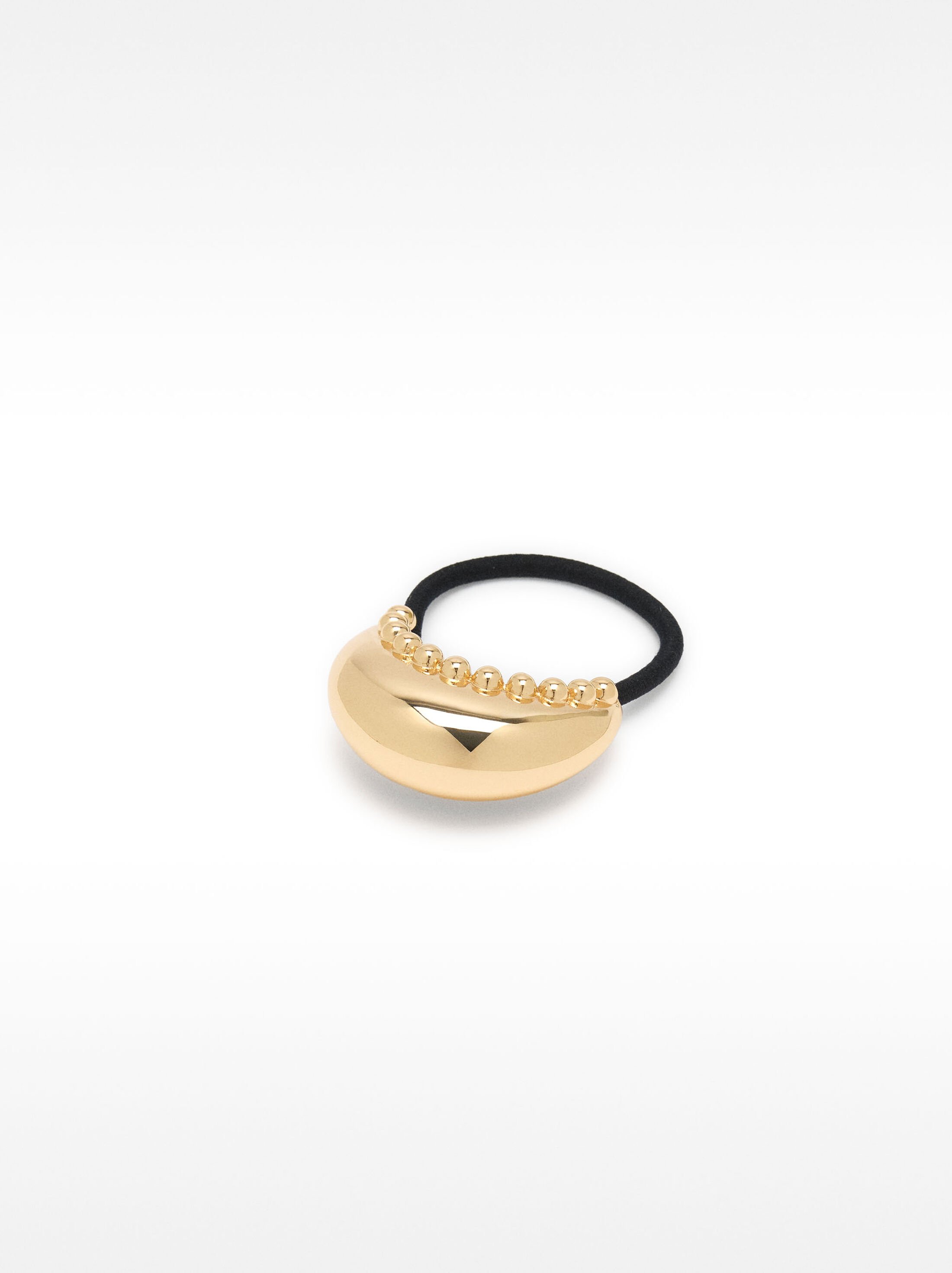Hair tie with metallic detail image number 0.0