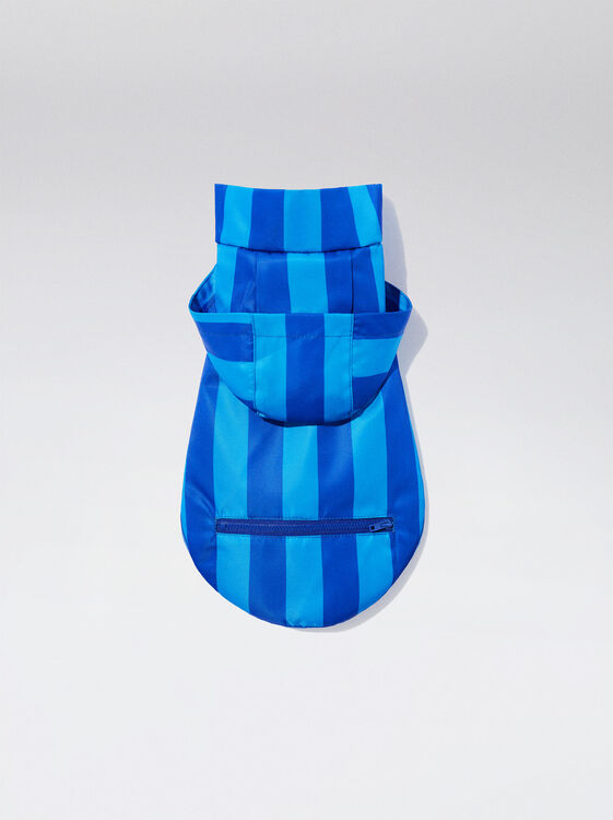 Personalised Dog Waterproof Coat, Blue, hi-res