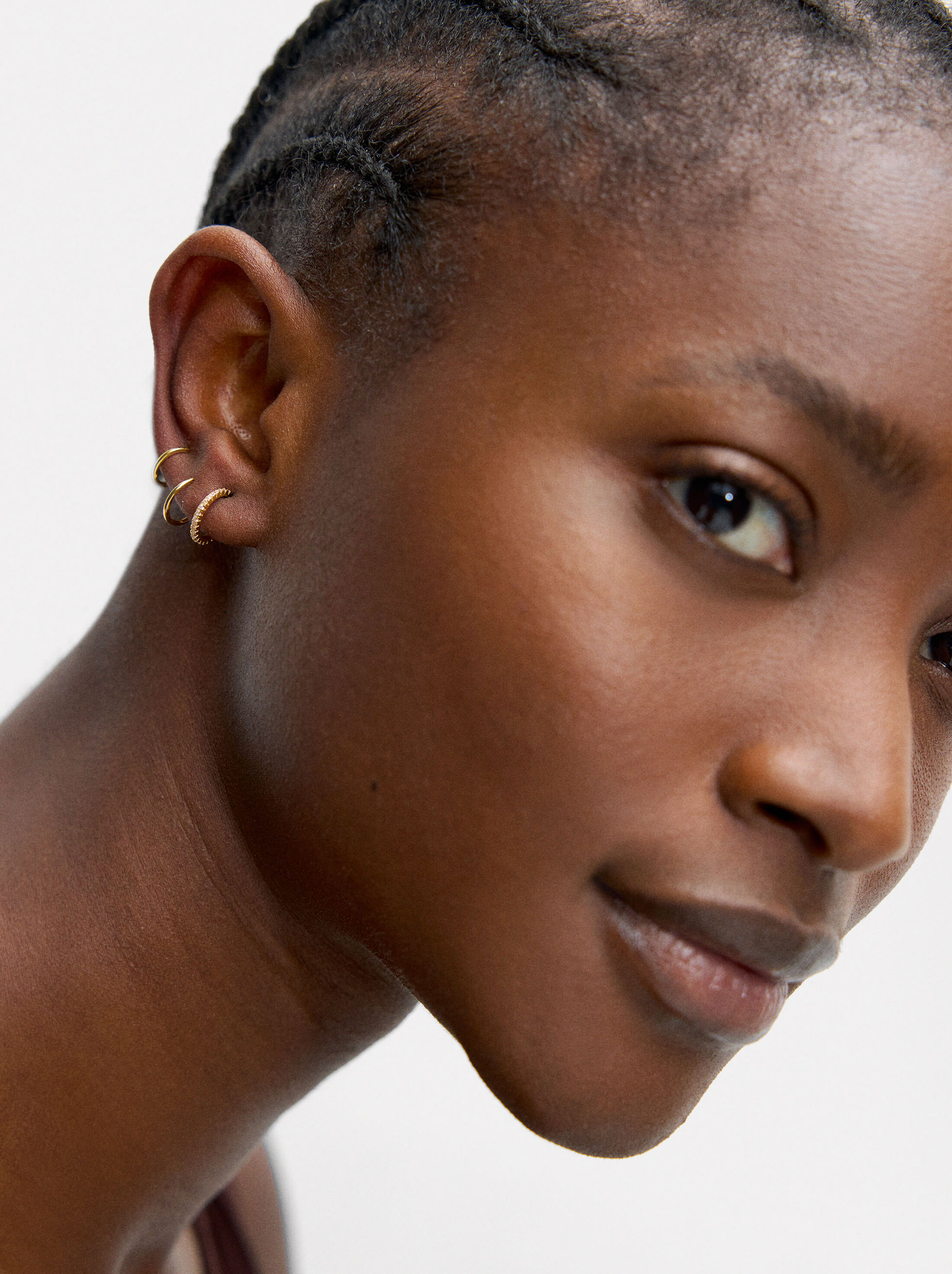Earcuff with zirconia - 925 sterling silver image number 1.0