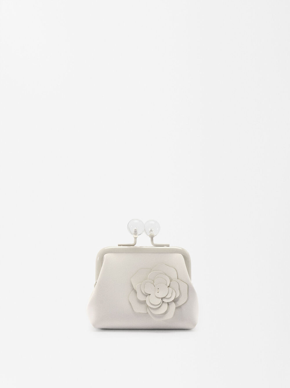 Coin Purse With Flower