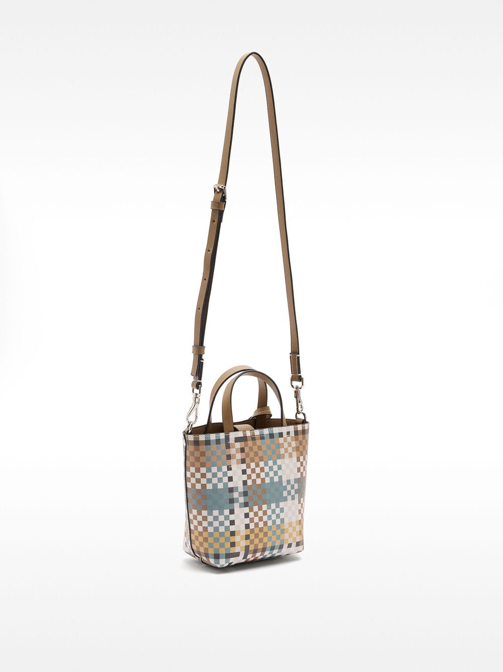 Checkered crossbody bag