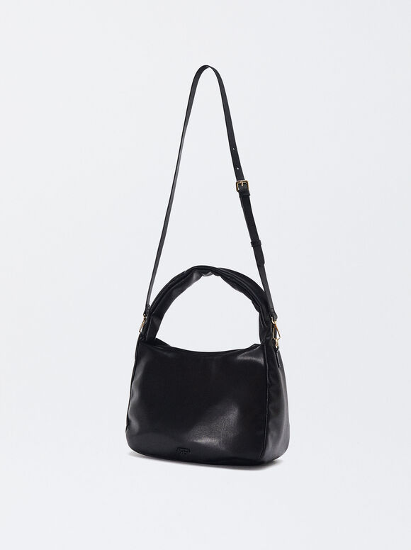 Everyday Shoulder Bag, Black, hi-res