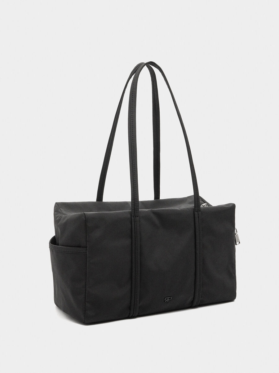 Bolso bowling de nylon