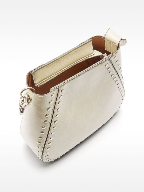 Shoulder bag with studs M