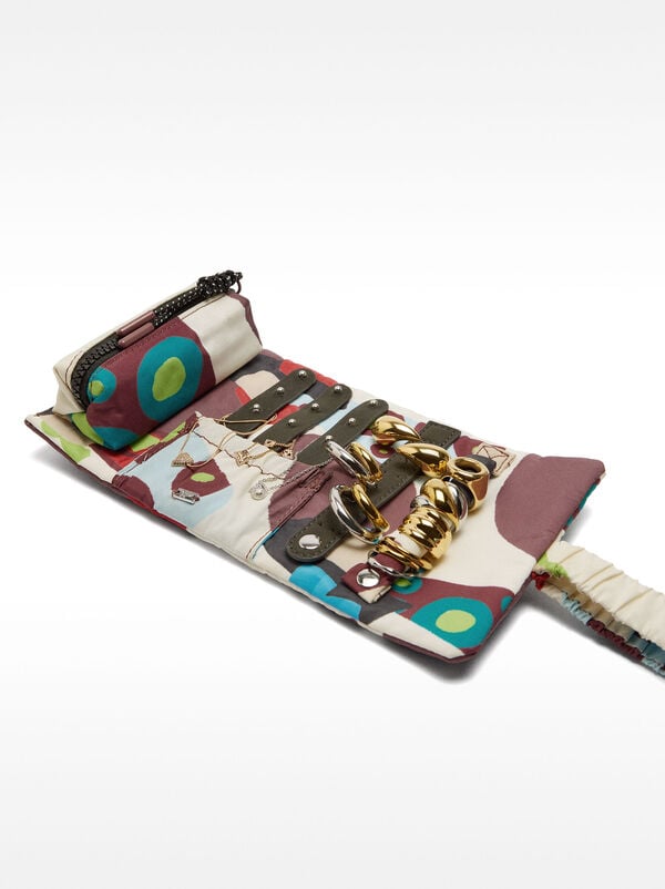 Printed roll jewelry case