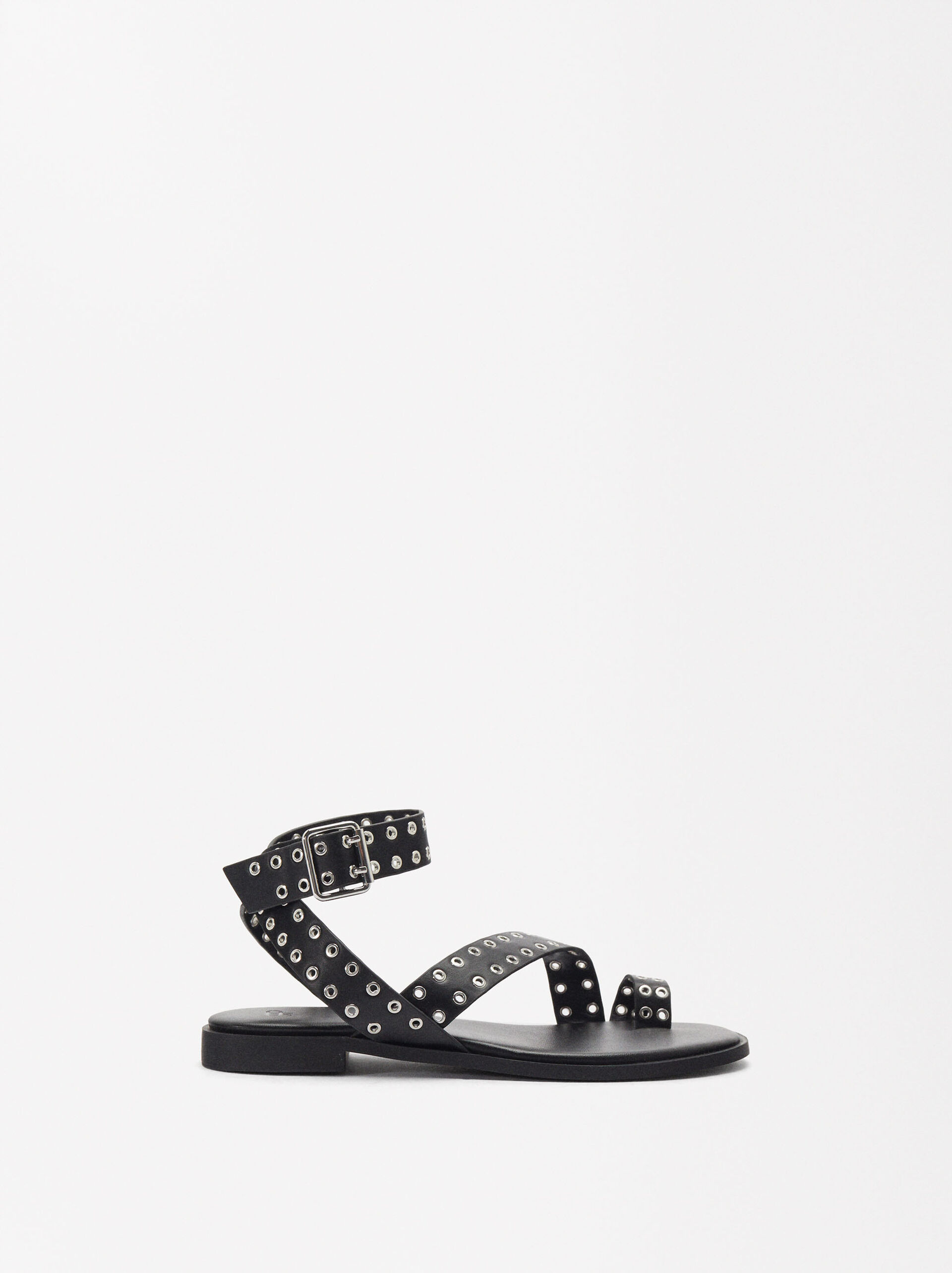 Flat Sandals With Studs  image number 1.0