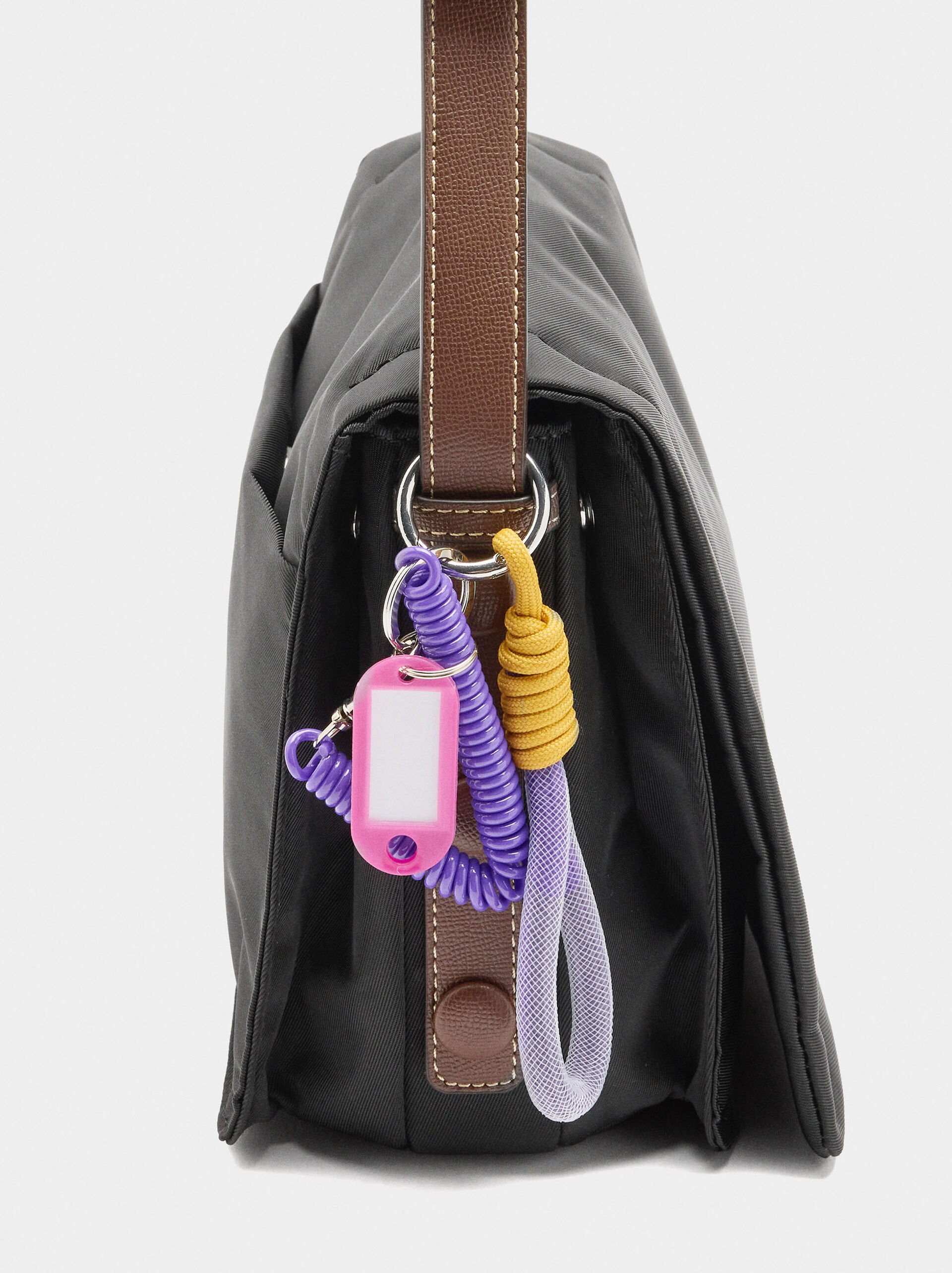 Bolso bandolera de nylon S image number 2.0