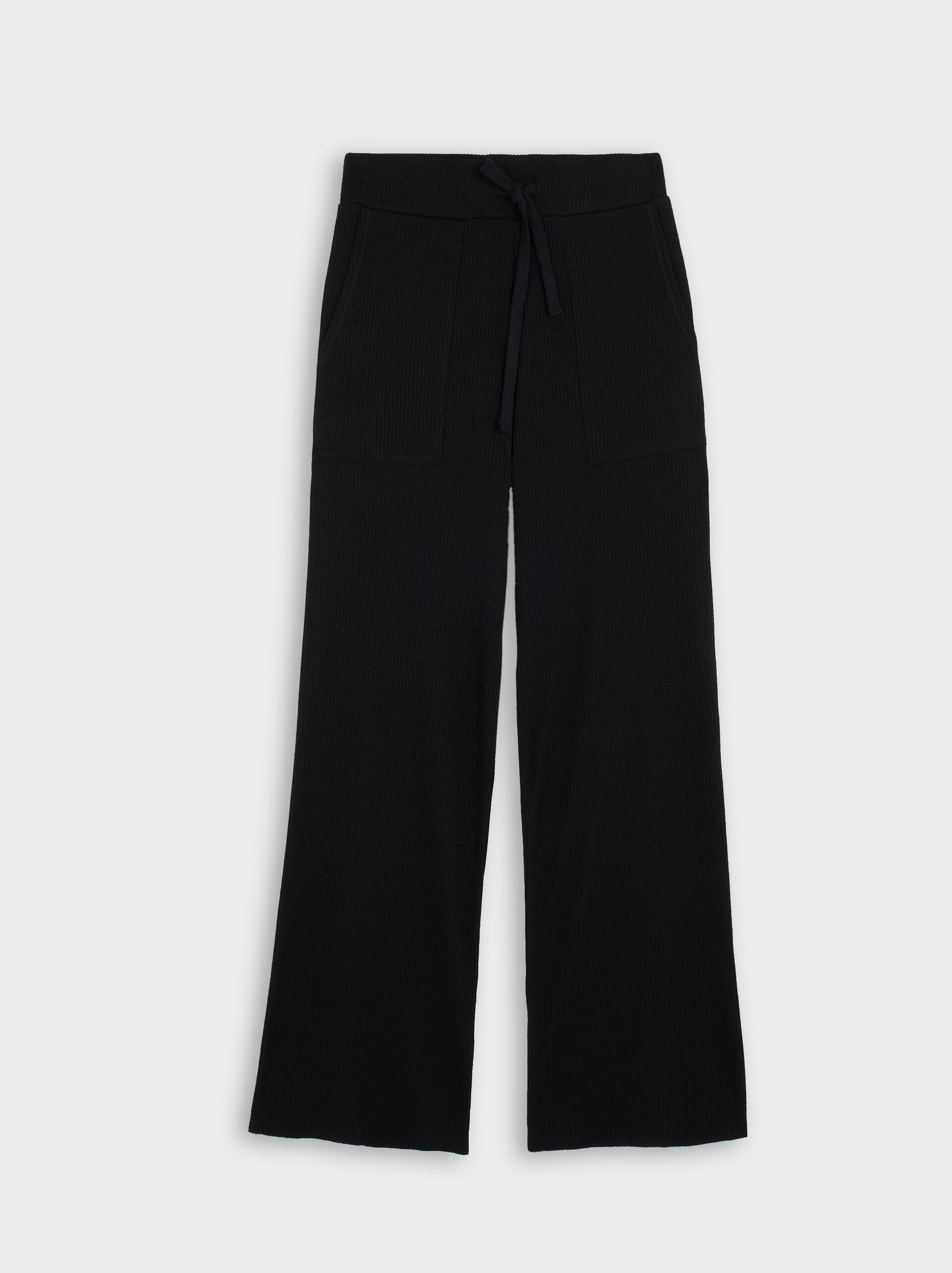 Knit Straight Trousers image number 4.0