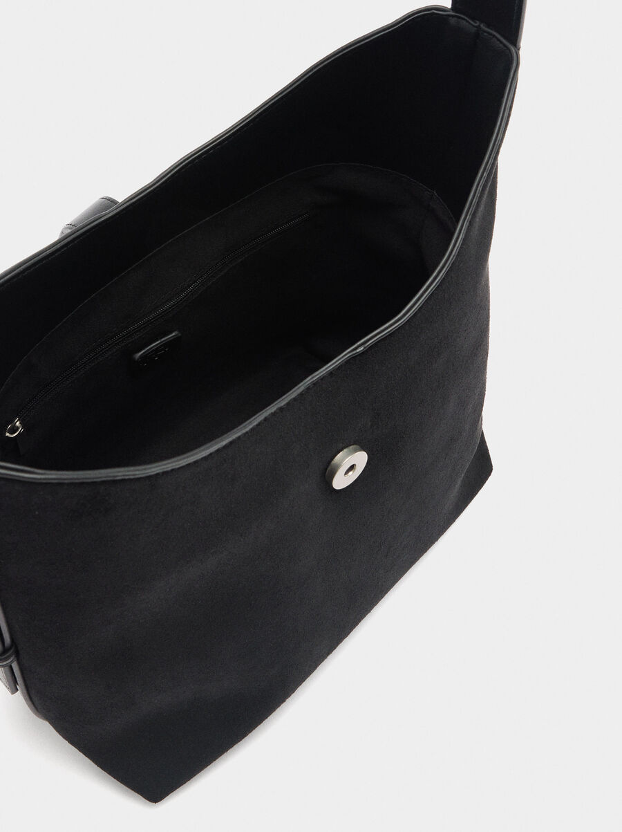 Shoulder bag with crossbody bag